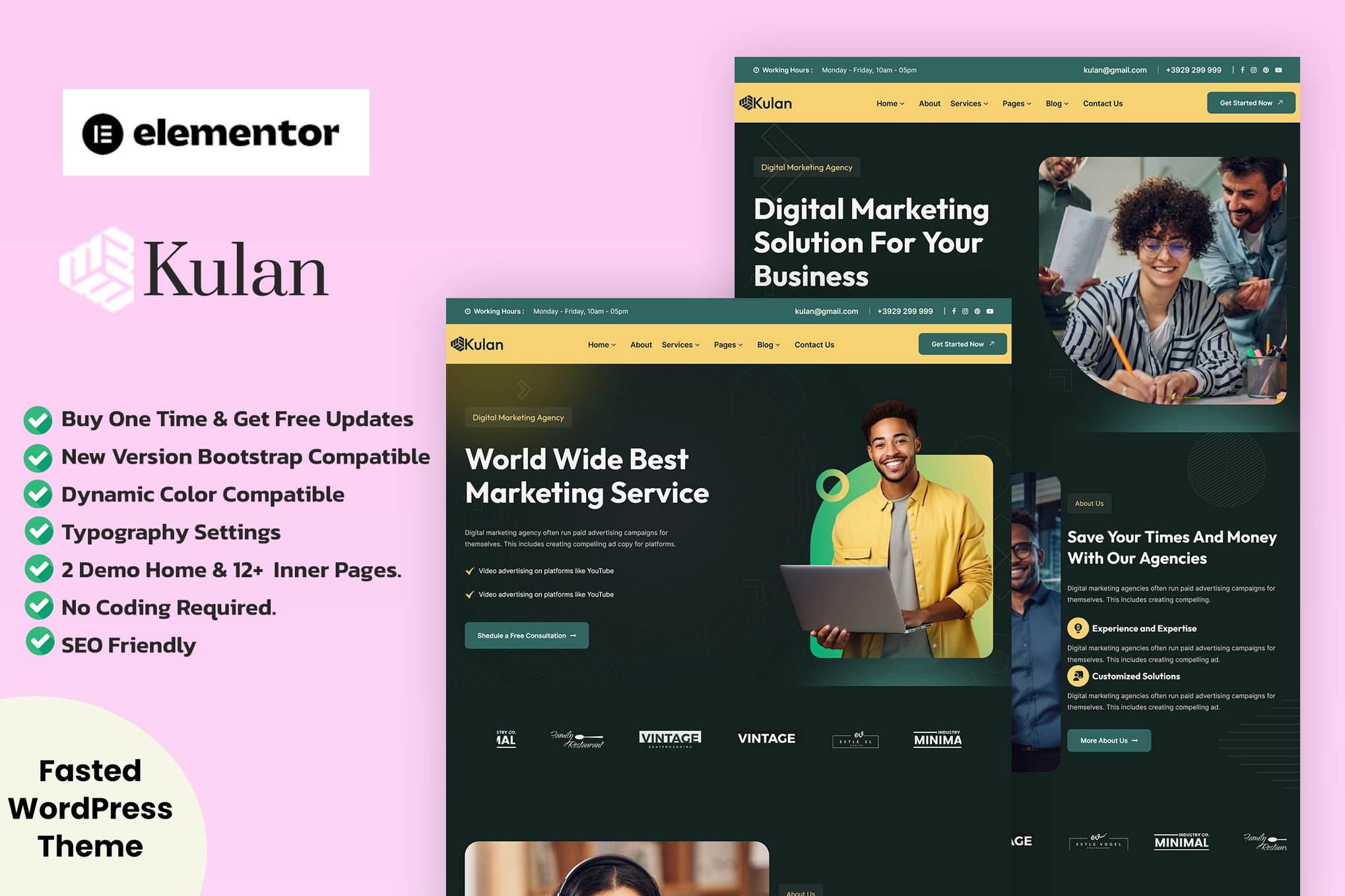 Kulan - Digital Marketing Agency WordPress Theme - Image 6